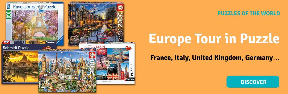 Puzzles of city of europe